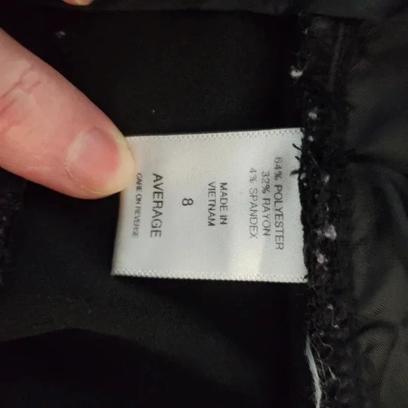 New York & Company Black Stretch Bootcut 8 Regular Dress Pants - Picture 7 of 11